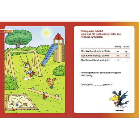 Ravensburger Leserabe, Lesestufe 1 - Bild-Lese-Rätsel