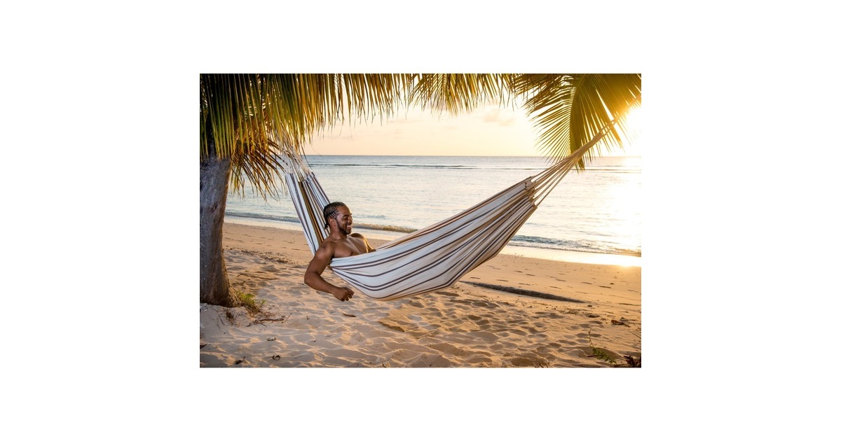 AmazonasBarbados Cappuccino hangmat  (Wit)
