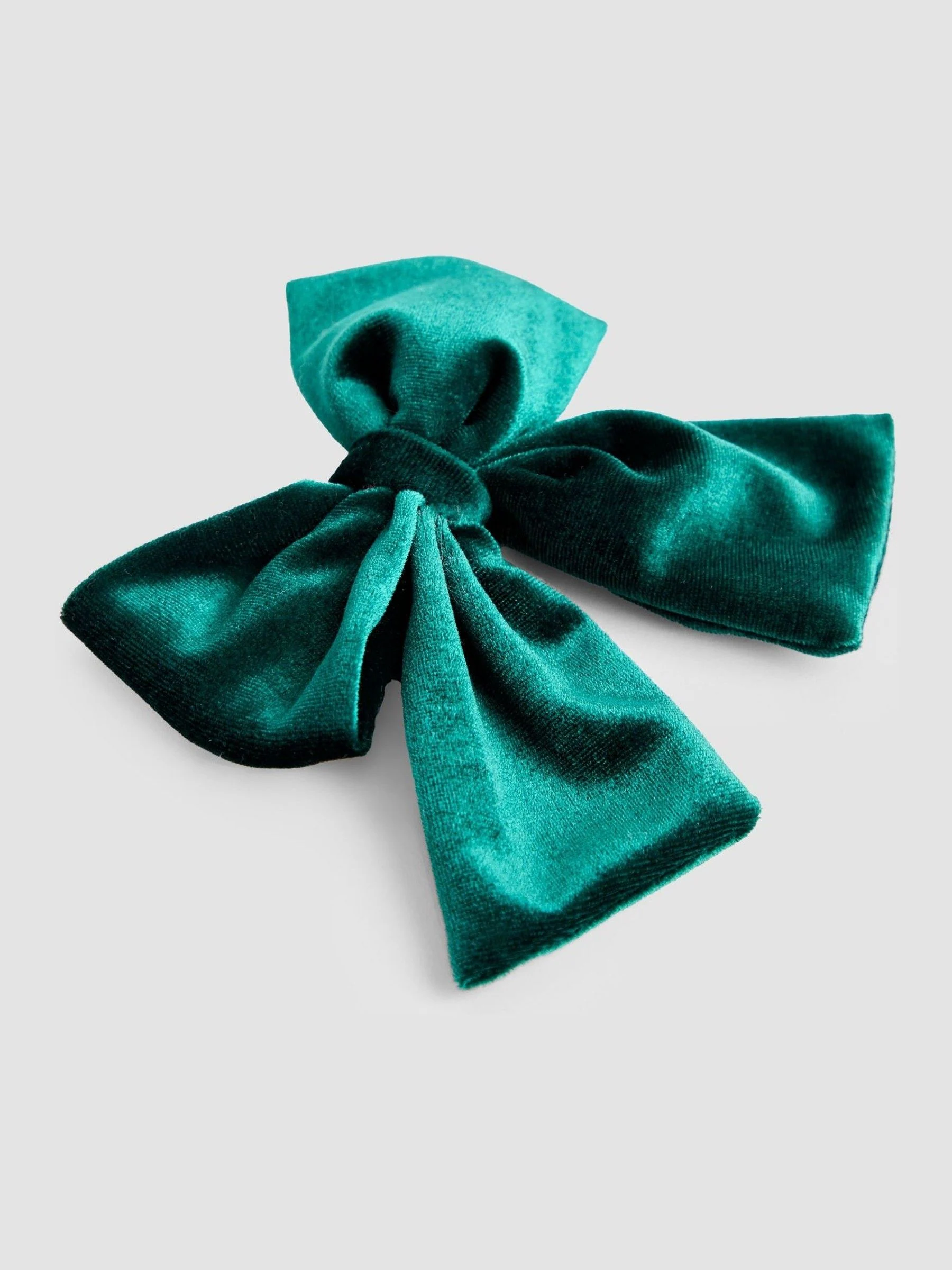 Groen - JoJo Maman Bébé Double Bow Hair Clip
