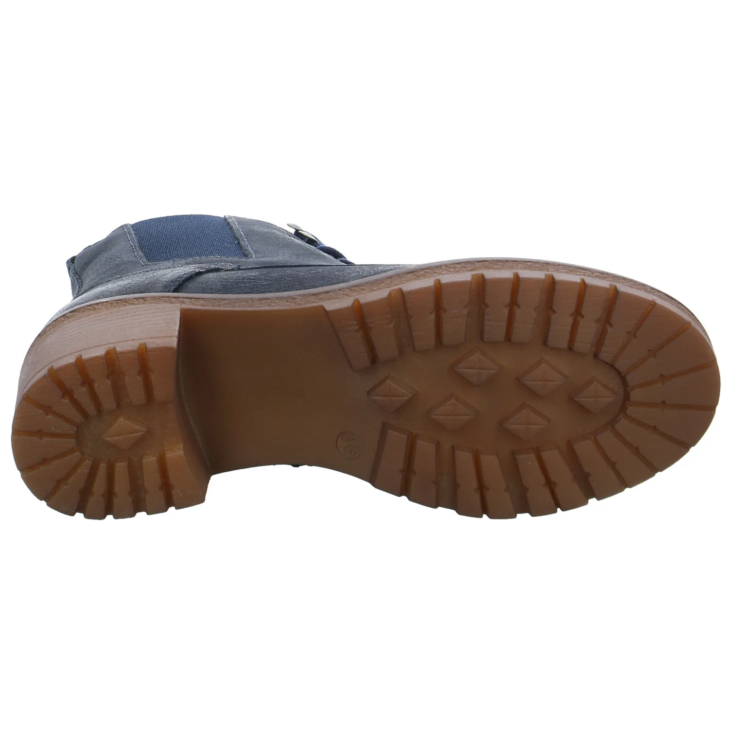 PALADO Stiefelette Blau Leder