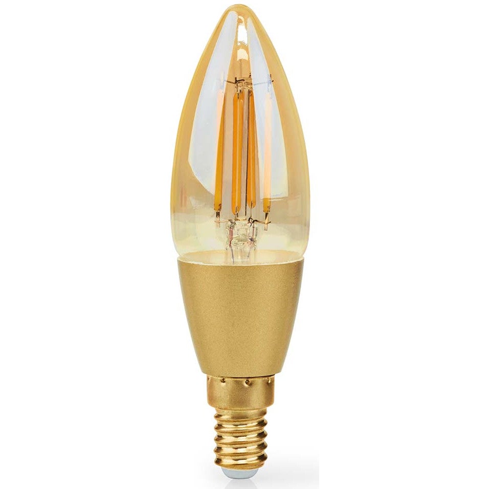 Nedis WIFILRF10C37 Smartlife LED Filamentlamp E14 WIFI 470 lm 4.9W warm wit