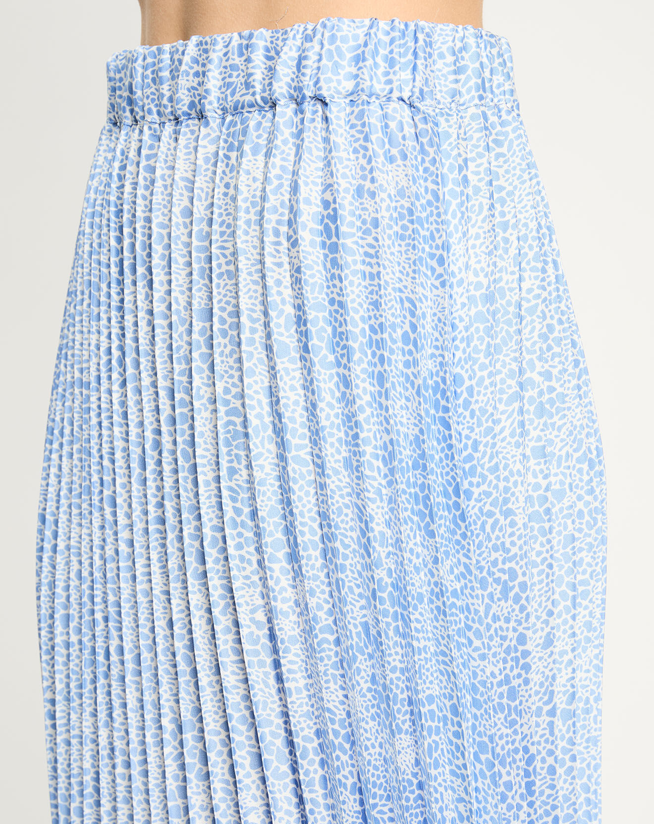Scotch & Soda Jupe Midi à imprimé fantaisie bleu/blanc