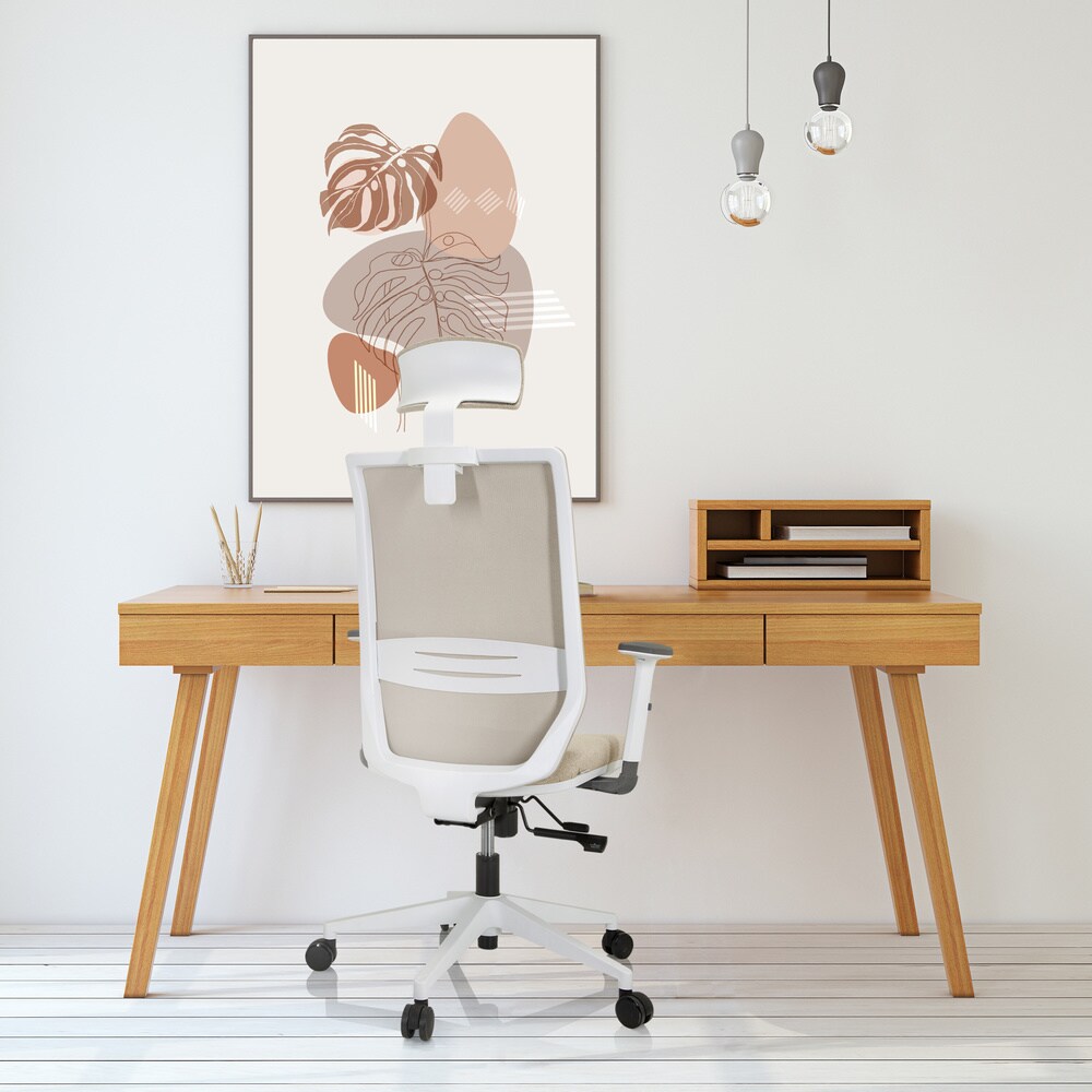 Profi Bürostuhl PROFONDO PRO W Stoff/Netzstoff mit Armlehnen (höhenverstellbar) hjh OFFICE