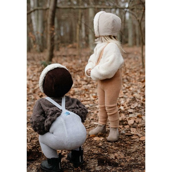 Teddy Warmy Footed Tights Grey - Silly Silas