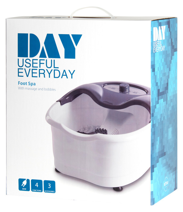 Fodbad med massage og bobler 80 W - DAY