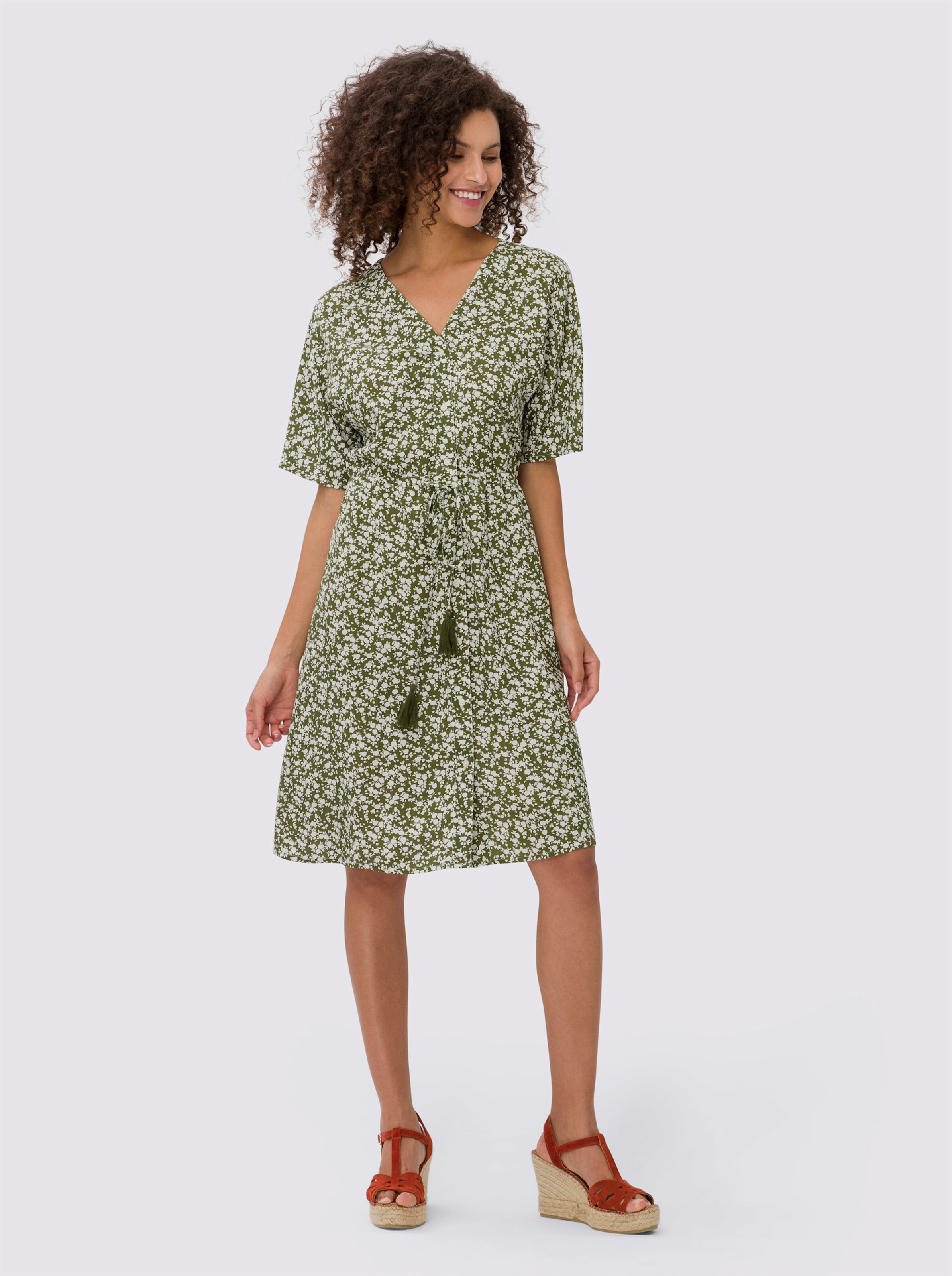Druck-Kleid