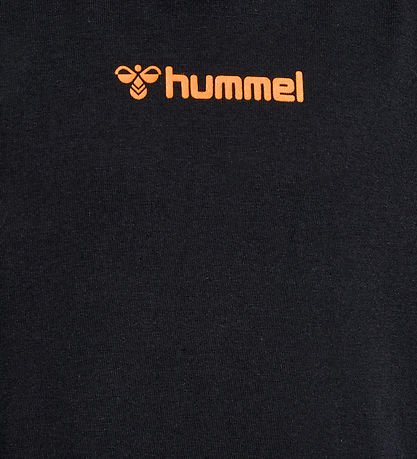 Hummel T-Shirt - hmlTex - Schwarz m. Print