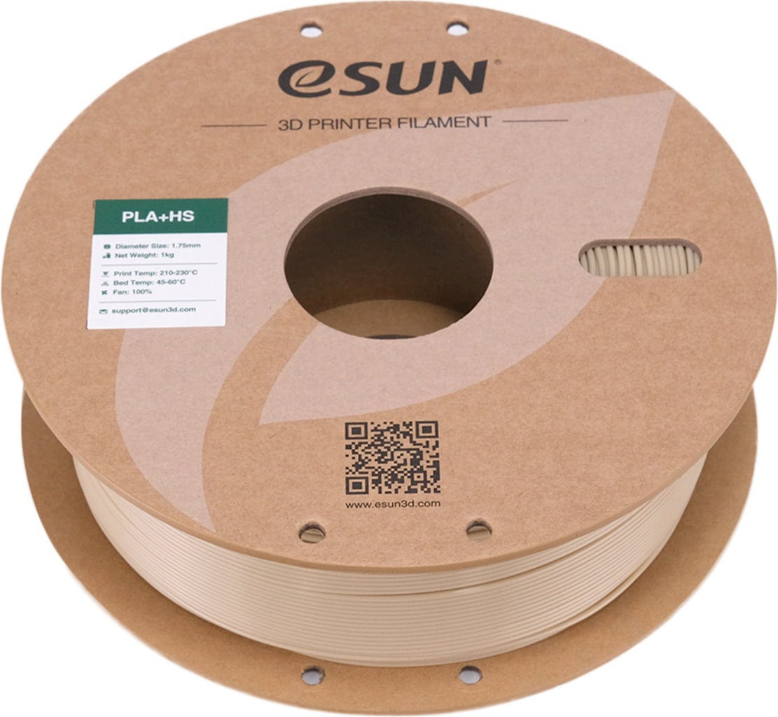 eSUN  PLA+HS Bone White, 1,75 mm / 1000 g    PLA-Filament für den Hochgeschwindigkeitsdruck