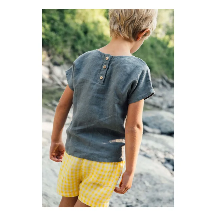 Matona T-Shirt Lin | Bleu gris