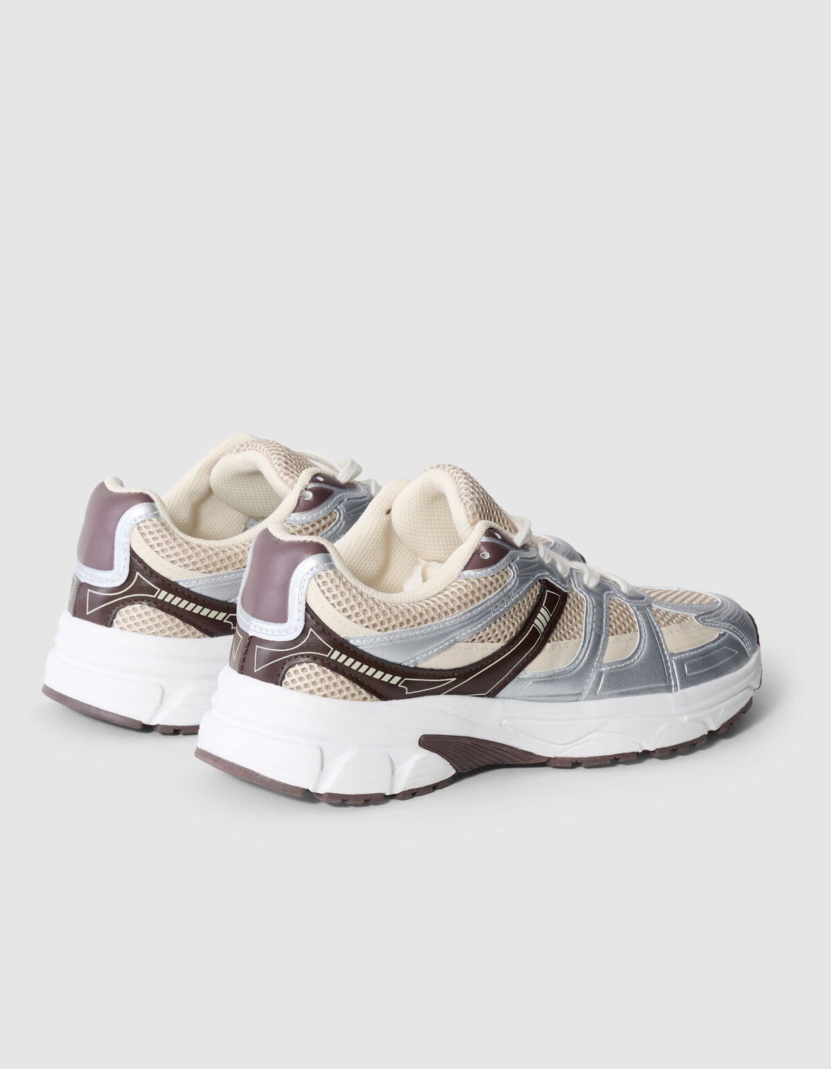 Mesh Sneaker Zilver
