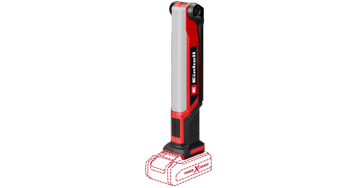 EINHELLTE-CL 18/1000 S Li - Solo Accu Werklamp  (Rood/zwart, Accu en oplader niet inbegrepen)