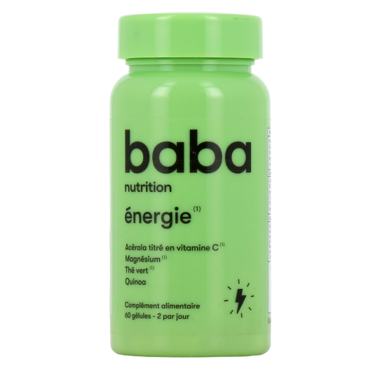 Baba Nutrition Energie : complément alimentaire coup de fouet