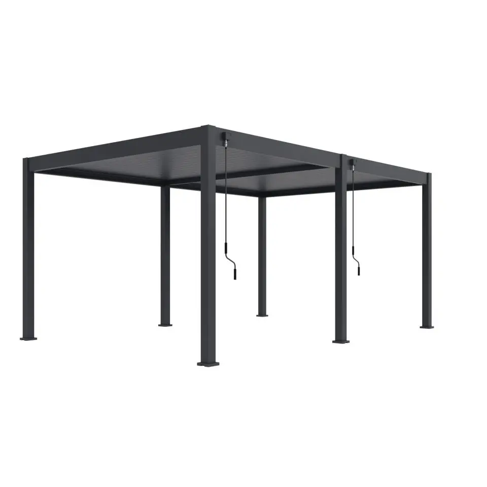 Orion Deluxe terrasoverkapping 360 x 530 cm antraciet