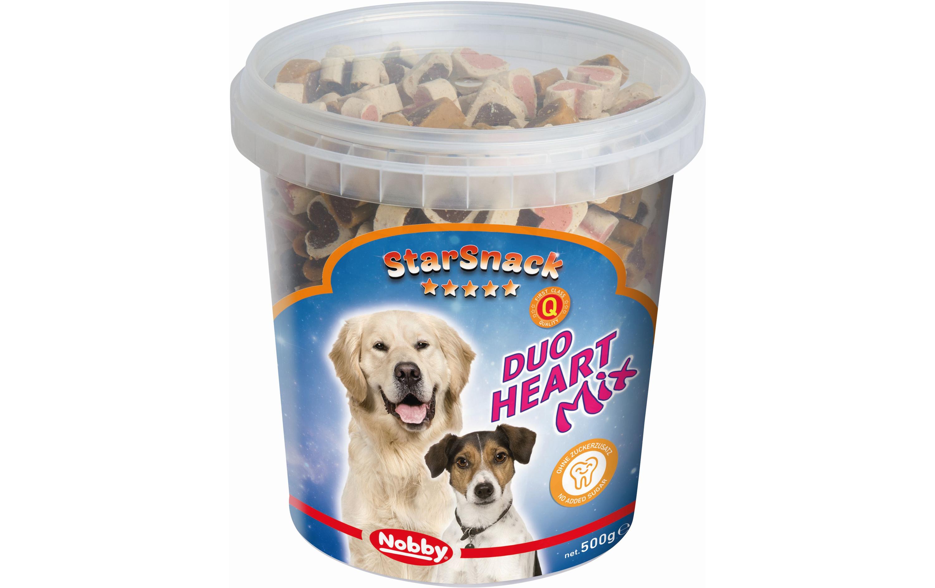 Leckerli StarSnack Duo Heart Mix Dose, 500 gTrainingssnack für Hunde