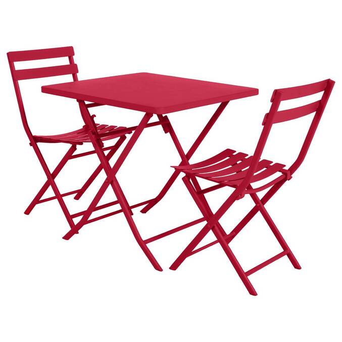 Table de jardin pliante carrée GREENSBORO Grenade