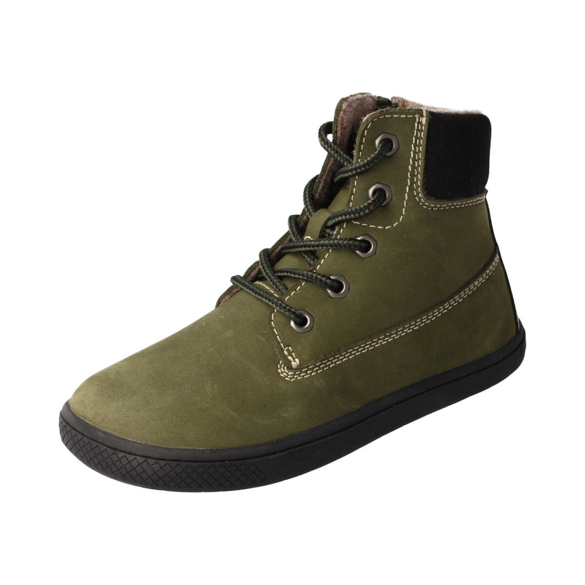 WL4202-FX5 khaki JACK nubuck fleece wool laces zipper Weite/W