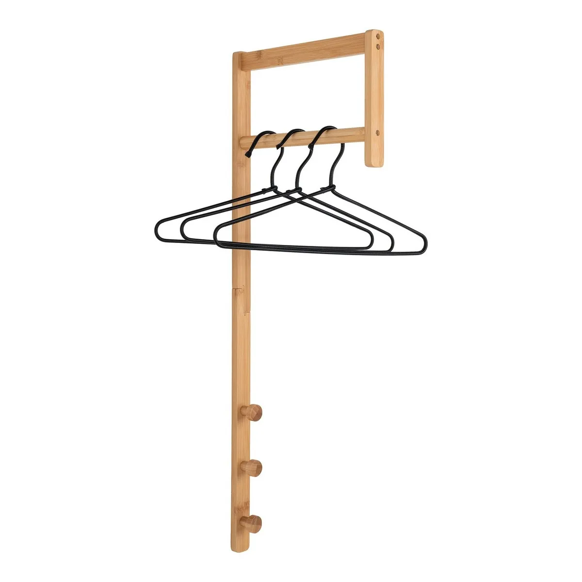 Porte-manteau Epikasa Trento - Bambou Marron