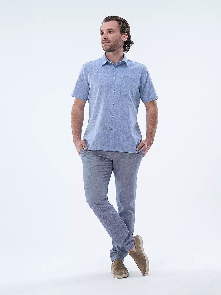 BARBOUR Leinenhemd NELSON  hellblau