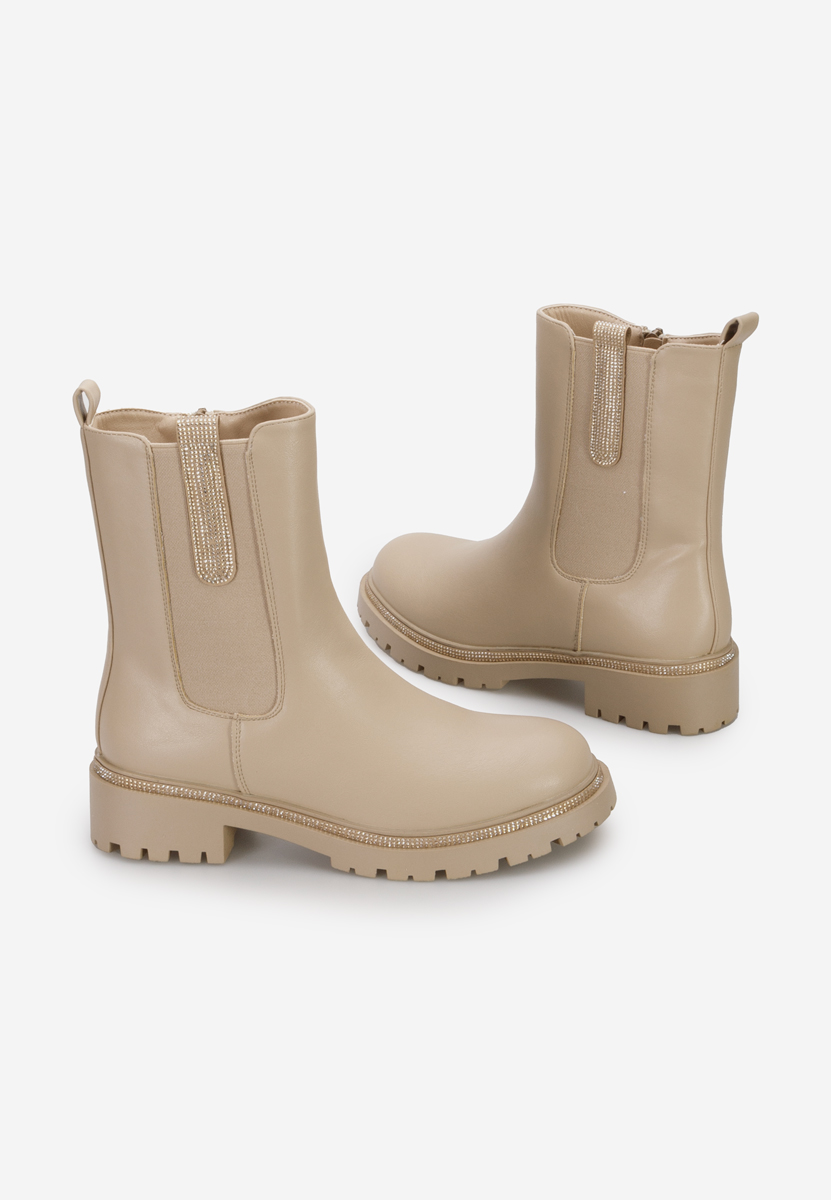 Bottines chelsea femme kaki Nellie