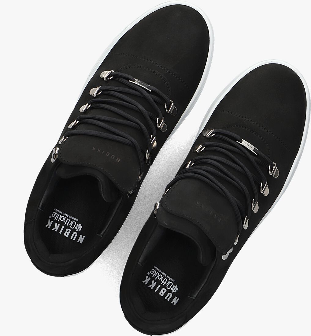 zwarte nubikk lage sneakers jagger classic
