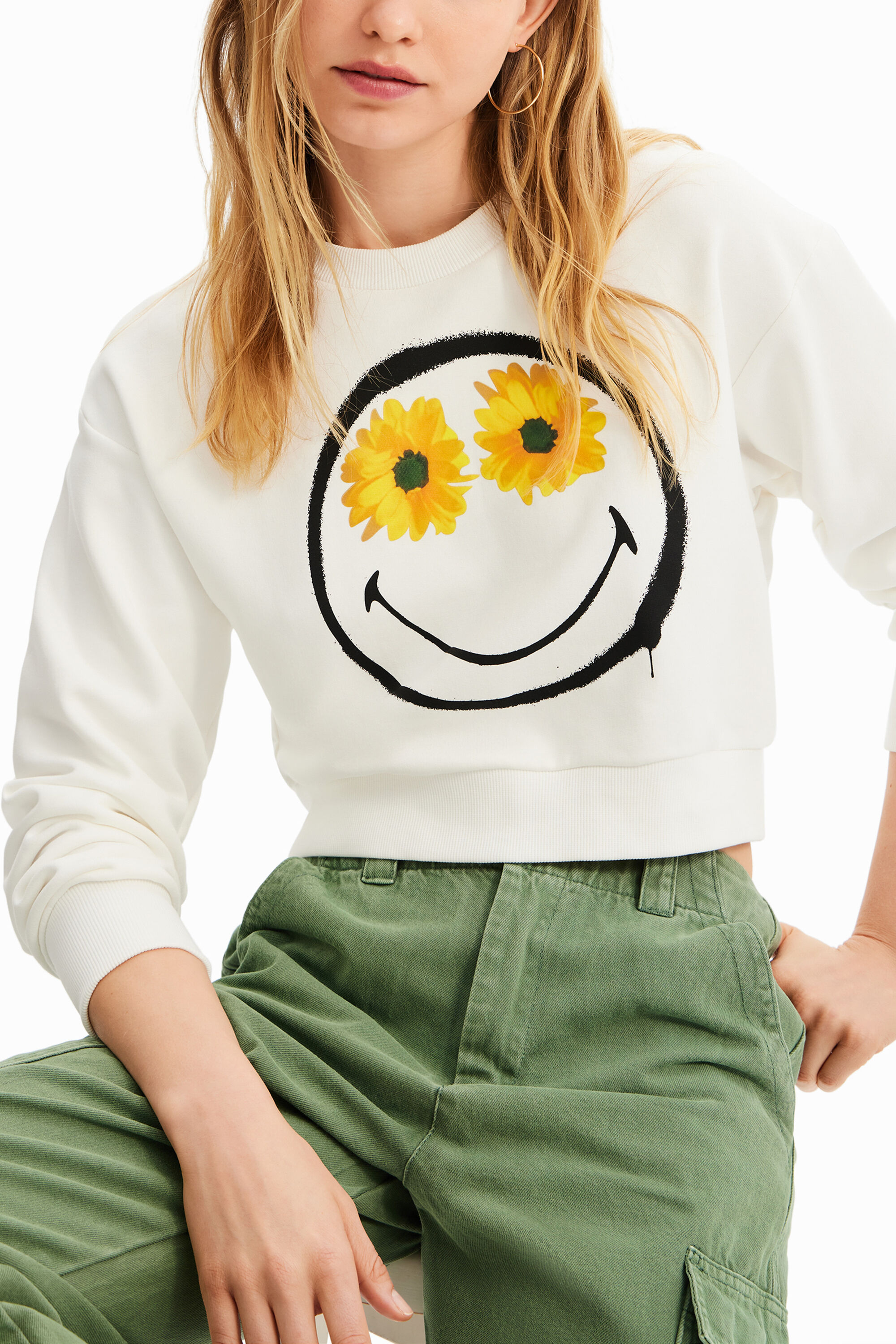 Moletom curto Smiley®