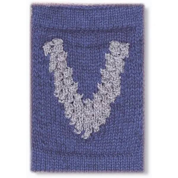 Strikket Bogstav Blue - Smallstuff → Luksusbaby.dk