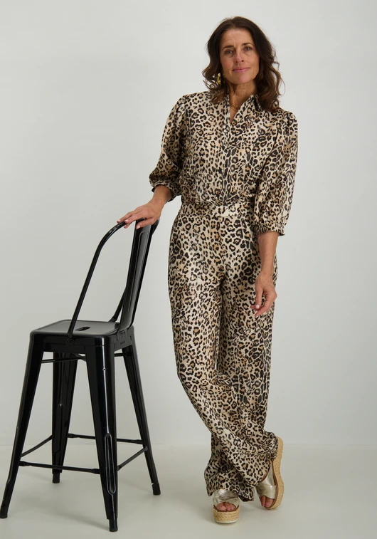 Geisha Blouse panterprint 53237-20