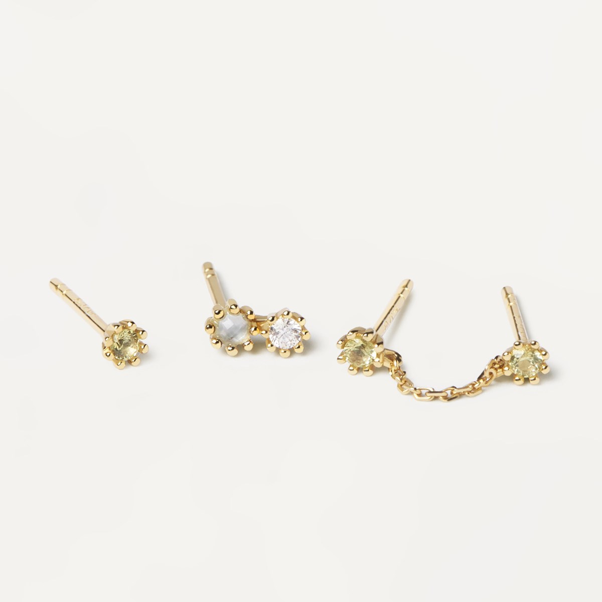 Set Boucles d'Oreilles Motion Kara plaqué or