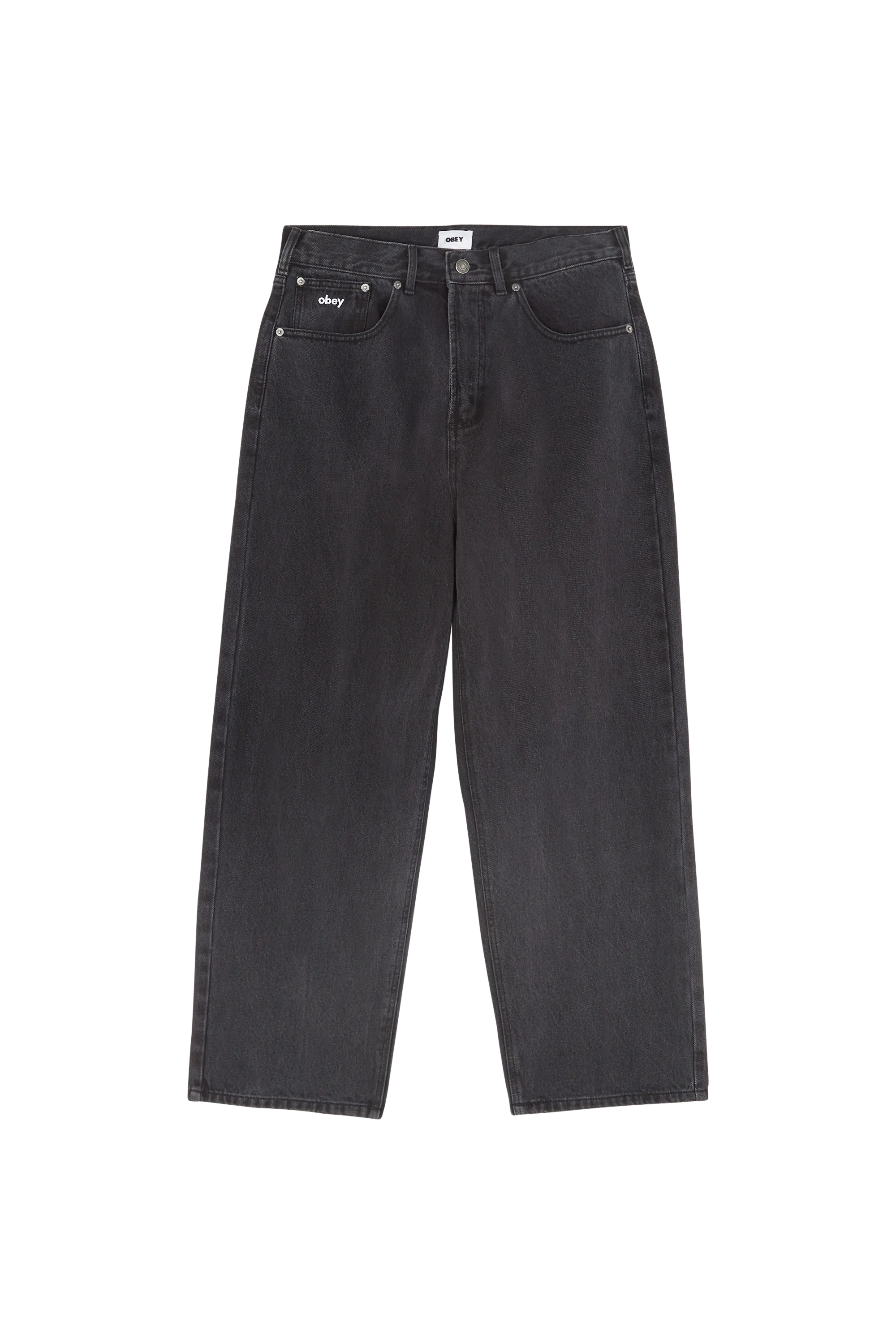 OBEY Jean BIGWIG BAGGY DENIM Noir