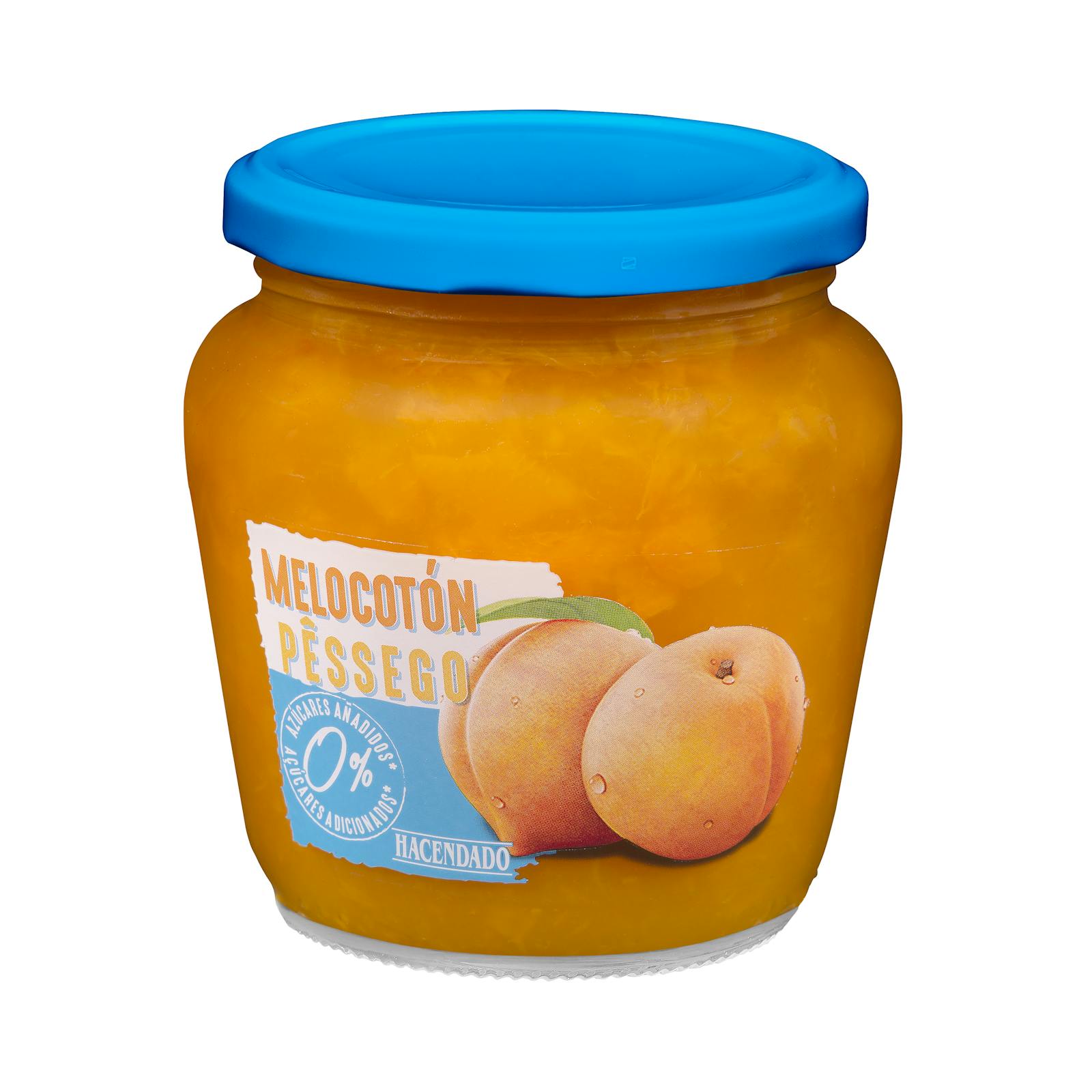 Confiture de pêches Hacendado 0% sucres ajoutés
