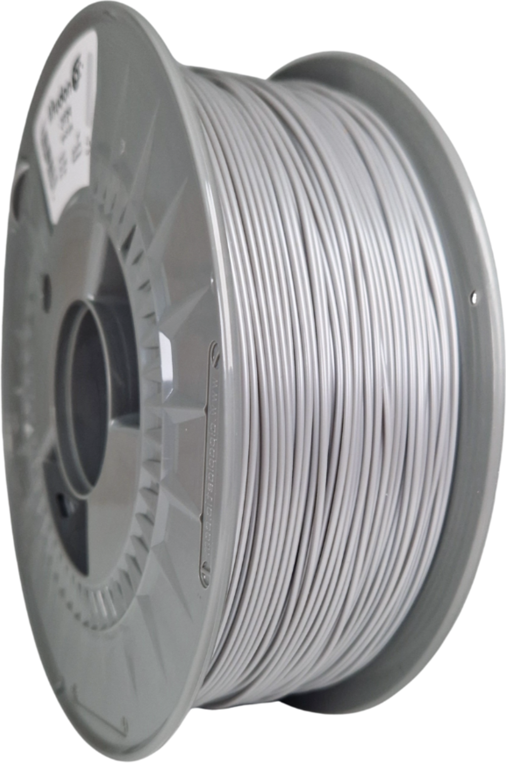 Nobufil  PETG Alu Grey, 1,75 mm / 1000 g    Leicht zu druckendes PETG Filament aus recyceltem Kunststoffabfall