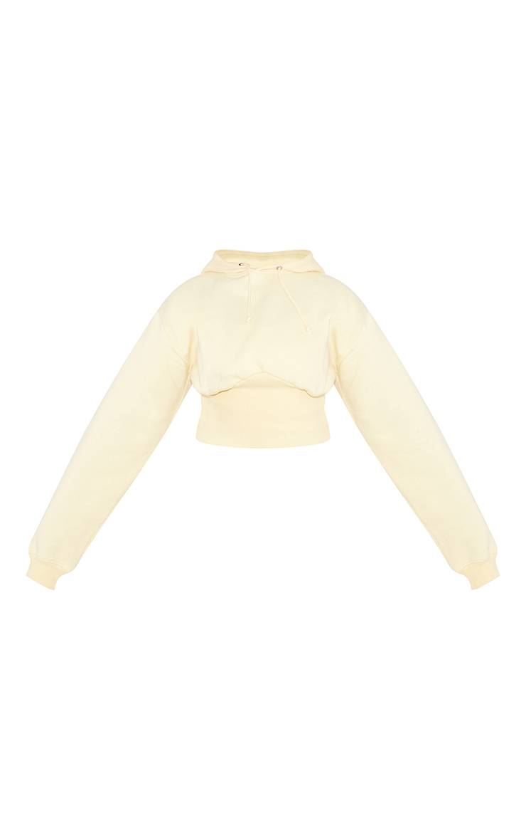 Citron Sweat À Casynthétiqueche Court Taille Froncée Shape