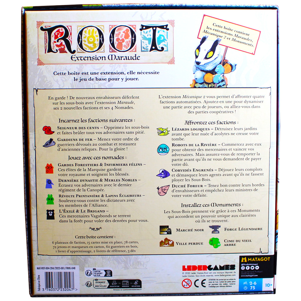 Root : Extension Maraude