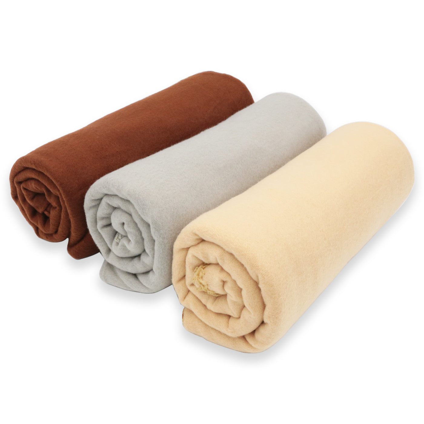 HOME MERCURY - Cobertores de Pelúcia Macios - para Cães, Gatos, Coelhos e Outros Animais de Estimação. Tamanho 130 x 160 cm. Pacote com 3 unidades (Pacote com 3 unidades lisas).
