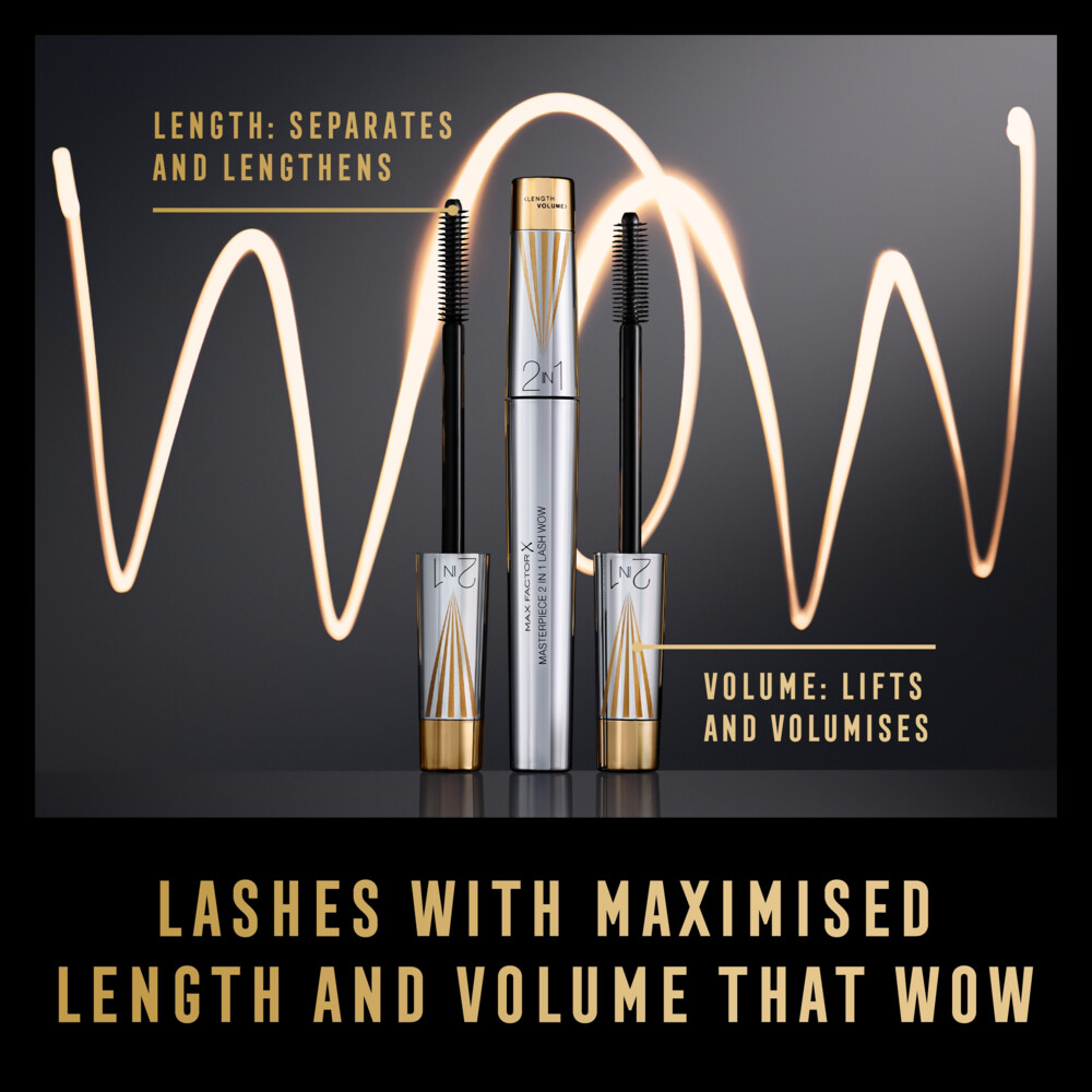 Max Factor Masterpiece 2in1 Lash Wow Mascara Black Brown7 ml