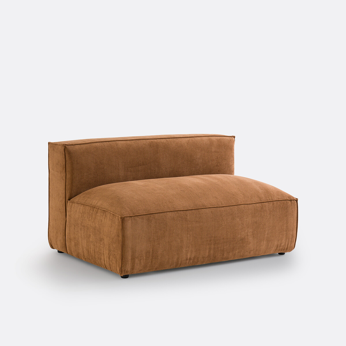 LA REDOUTE INTERIEURS<br>Sofá modular de 2 lugares em veludo canelado, Seven