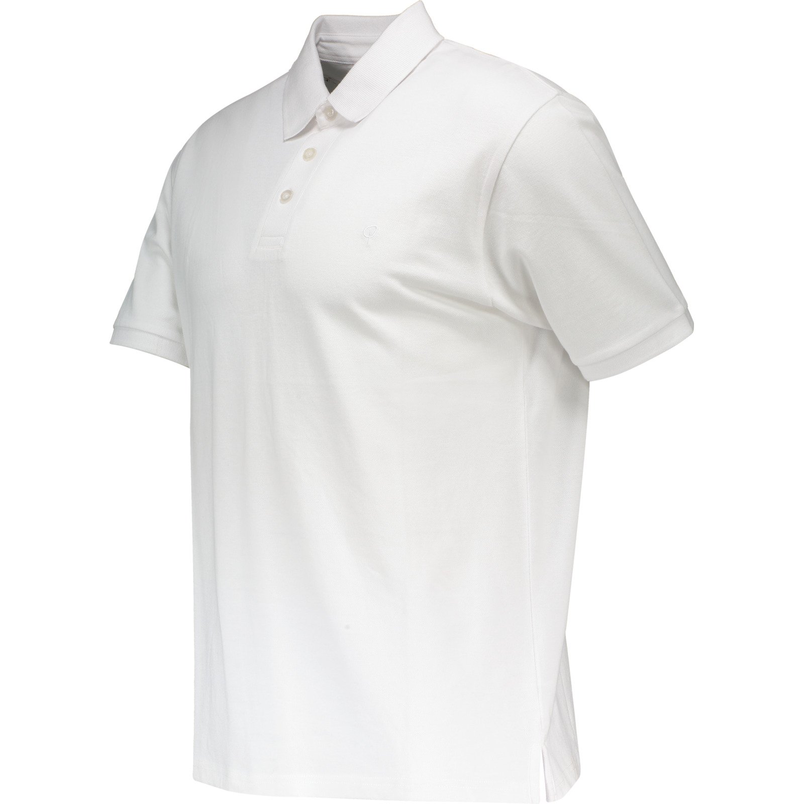 Herren-Poloshirt Bio, weiss