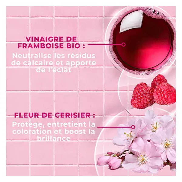 Shampoo Energie Fruit para Cabelos Coloridos com Vinagre de Framboesa e Flor de Cerejeira 250ml