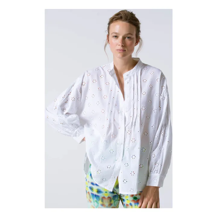 Suzie Winkle Blouse Paula Coco | Blanc