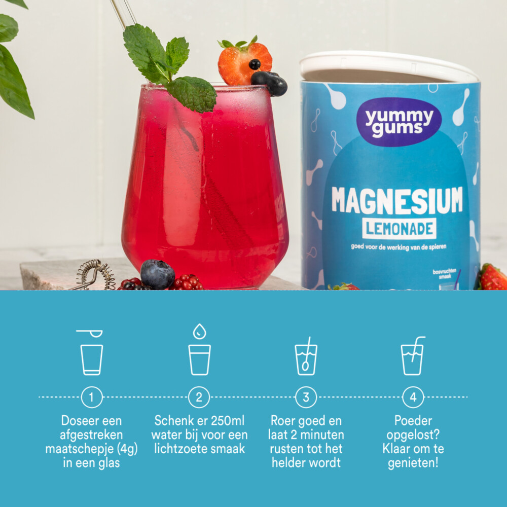 Yummygums Lemonade Magnesium240 gr