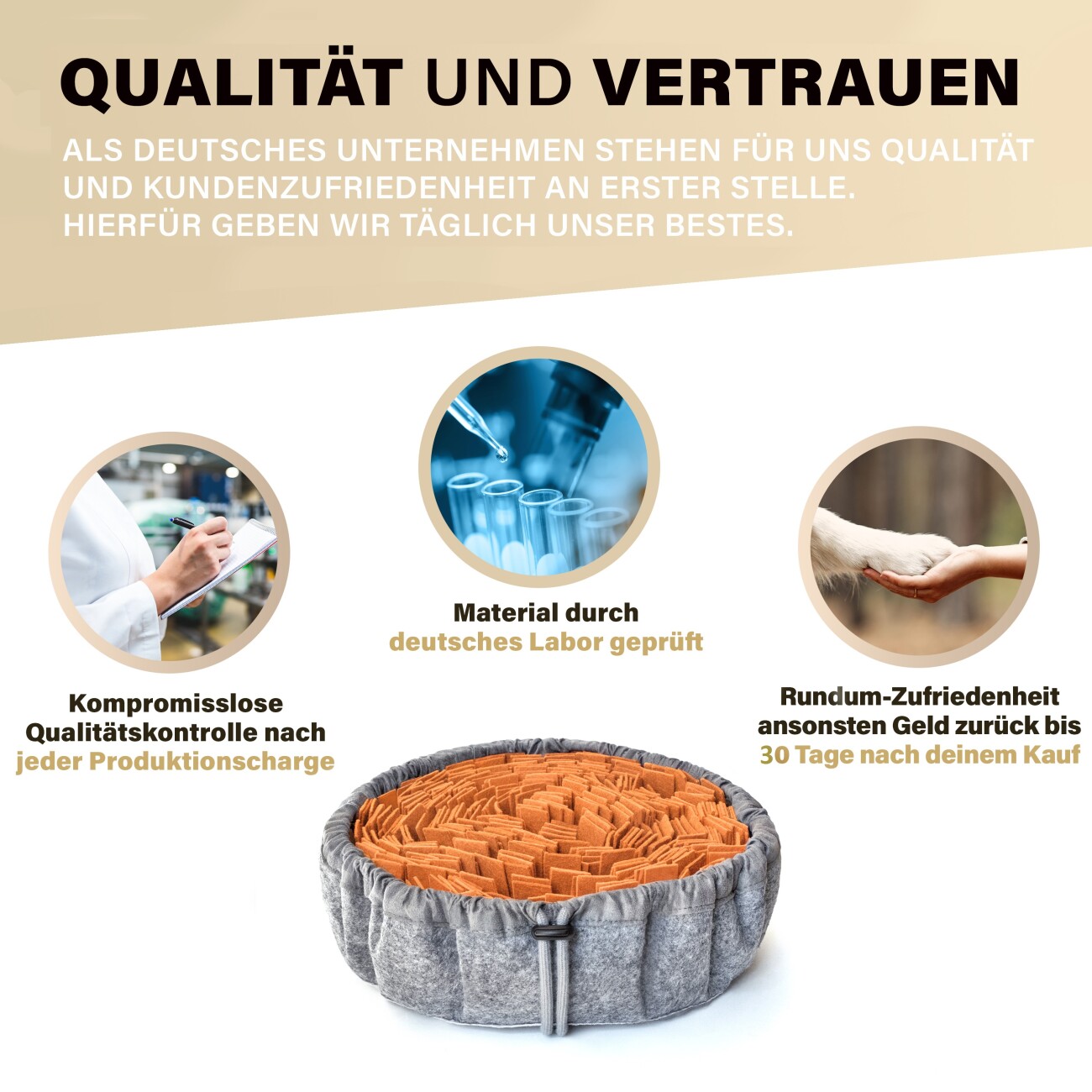 URBAN PAUL Schnüffelteppich - grau