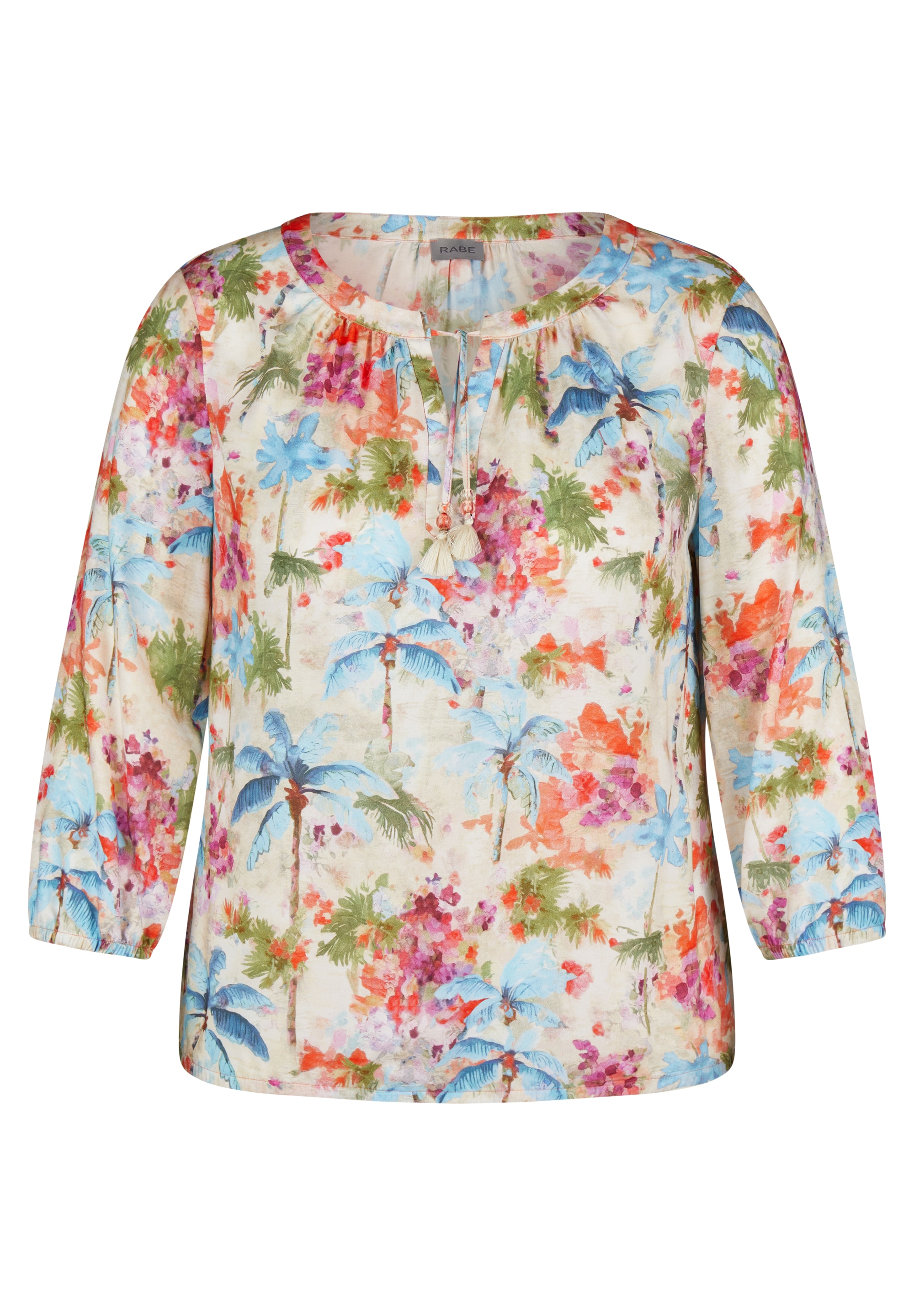 Rabe Druckbluse , im Tunika-Stil und mit floralem Muster