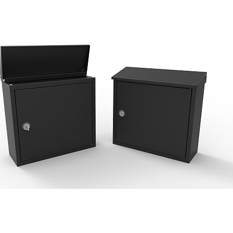 Allux postkasse model 400 - sort