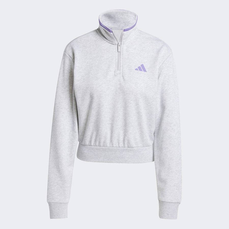 Adidas Veste de survêtement courte molleton à quart de zip Essentials Color Pop