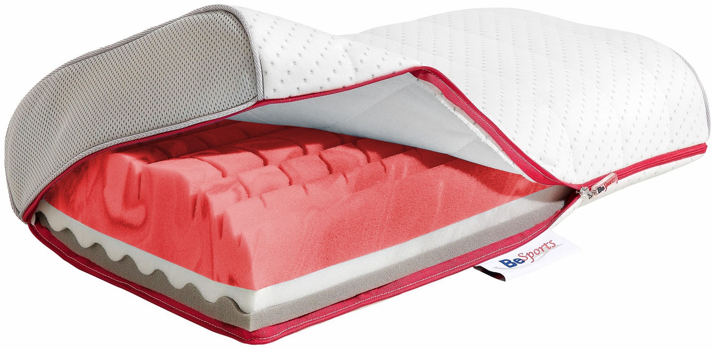 BeSports Nackenstützkissen »Fit HS Gel« Füllung: Hydrux-Schaum Bezug: Polyester 1 Stk. tlg. Höhe selbst regulierbar!