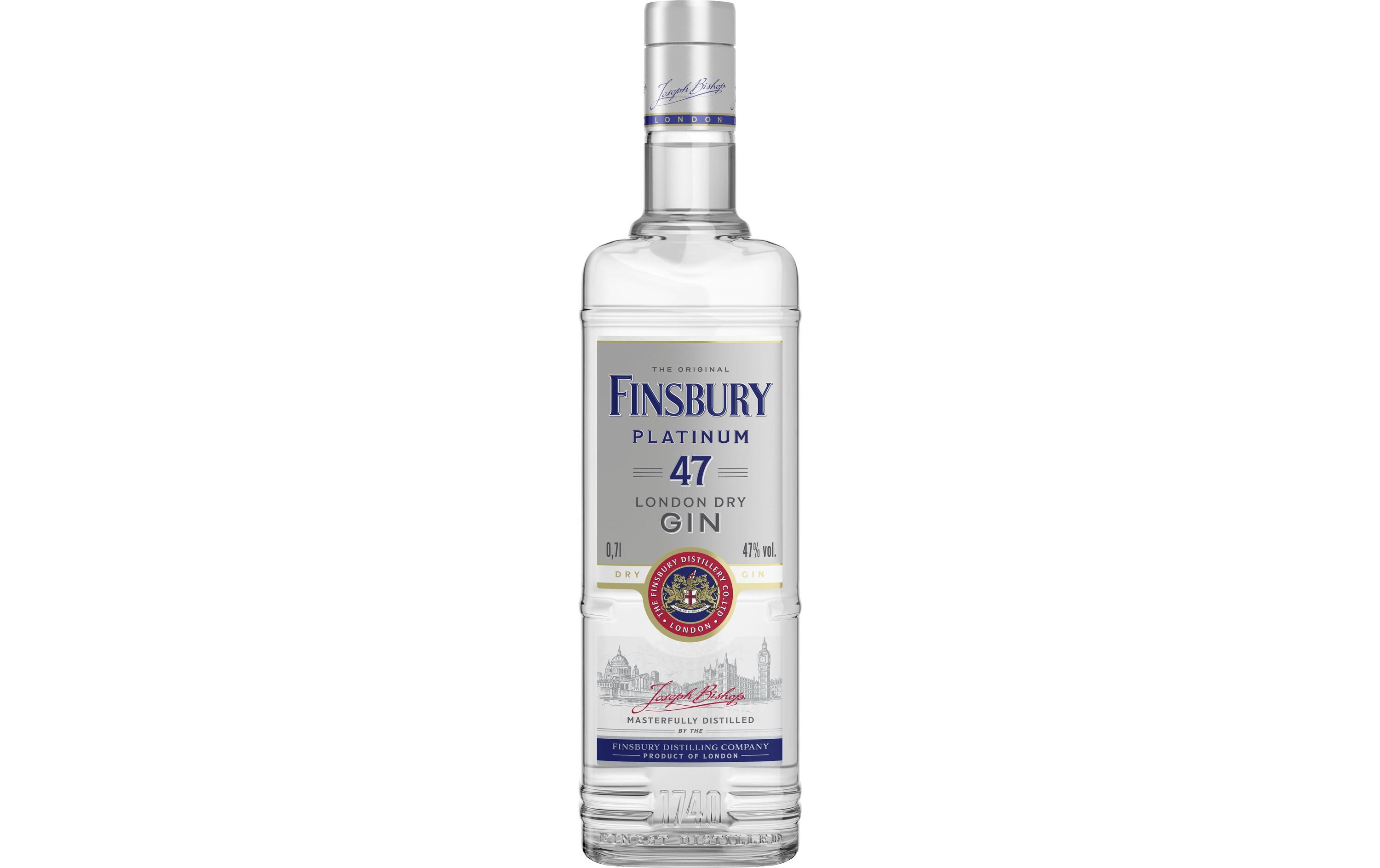 Platinum 47 Gin 0.7 lHochprozentiges Kräuter-Destillat auf Basis von Wacholder