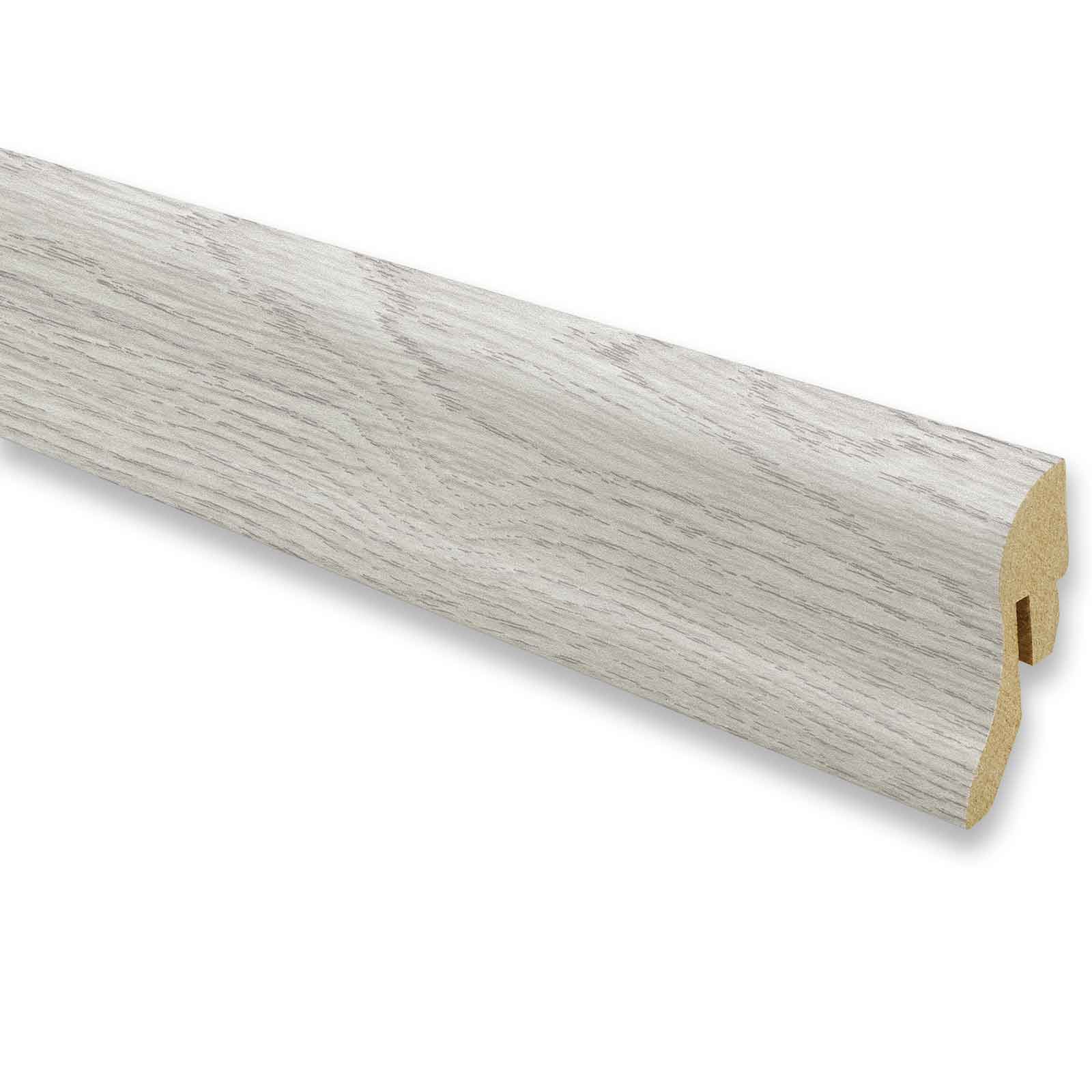Sockelleiste - Eiche grau - 250 cm lang