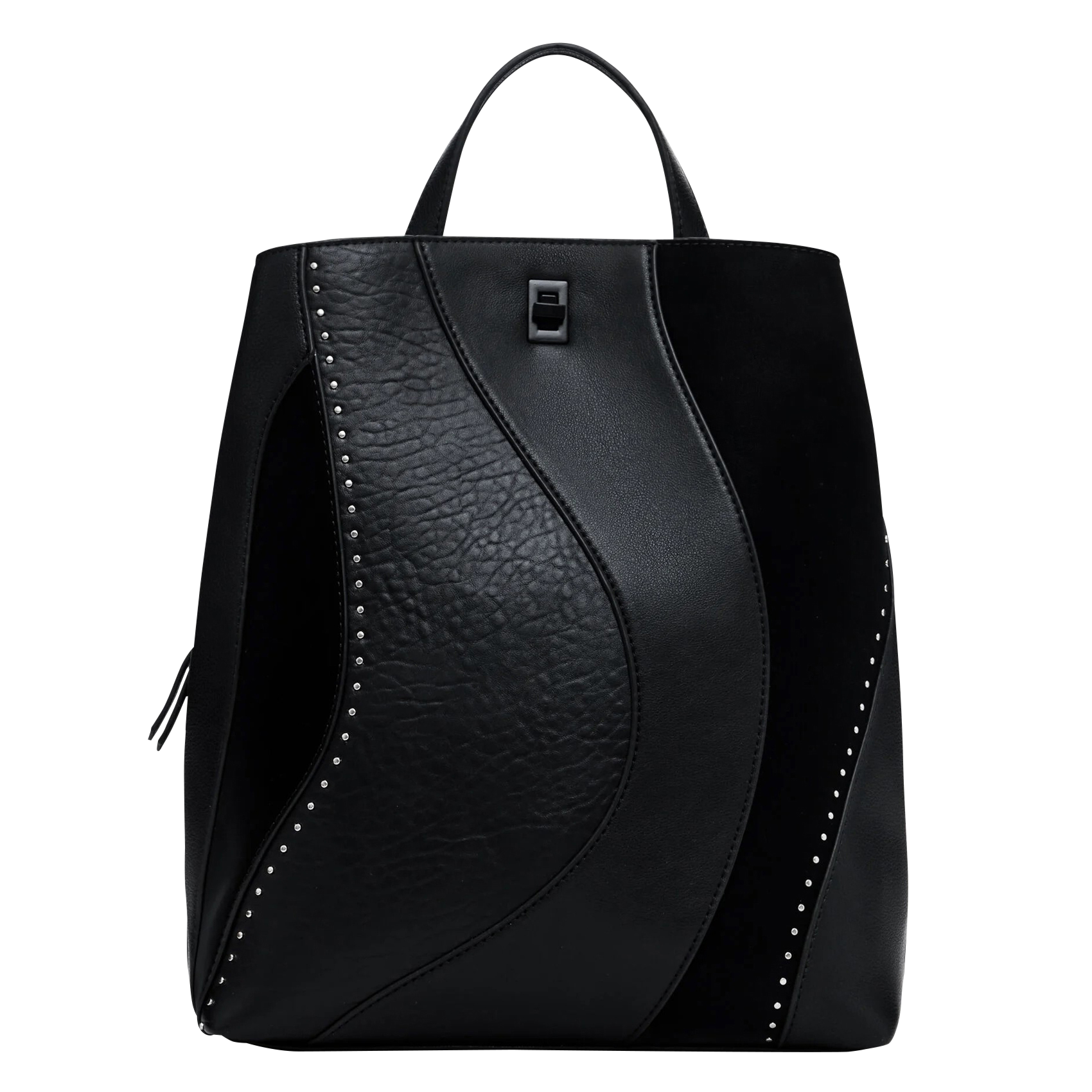 Sac à dos motif vagues | Noir