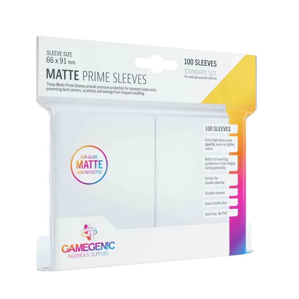 Gamegenic - MATTE Prime Sleeves - 66 x 91 mm