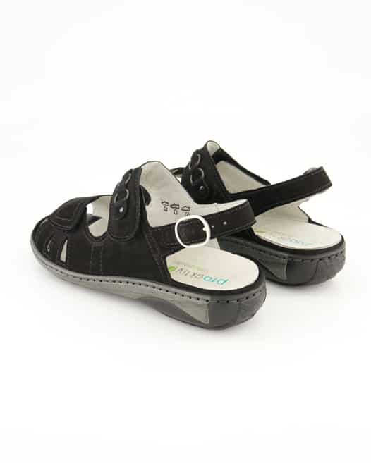 Waldläufer Garda Sandalen in Schwarz